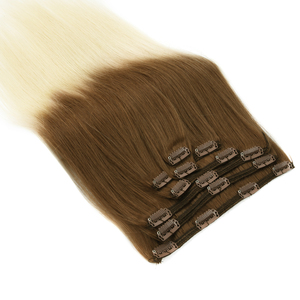 Extensiones de Cabello con Clip K.SWIGS, 100% Cabello Humano Remy, de Marrón a Rubio, Lisas, sin Costuras, para Cabeza Completa, sin Desprendimiento, Personalizadas, al por Mayor - Product Image 5