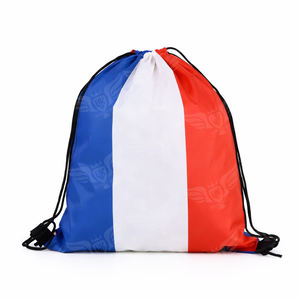 Sac de rangement à cordon en polyester pour drapeaux de pays (USA, France, Canada, Mexique) – Vente en gros pour activités promotionnelles - Product Image 5