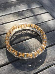 2025 tendance décontracté résine bracelet bijoux coloré teint géométrique grande taille carré acrylique Bracelet bracelets pour les femmes - Product Image 6