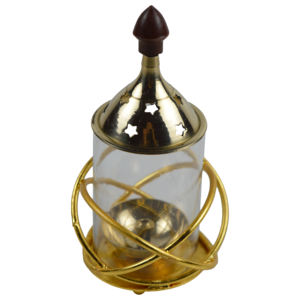 Industrial Brass Metal Oil Diya for Best Prayer Decor <b>Temple</b> Decor Oil Diya With Plated Finishing Design Diya Stand - Product Image 5