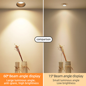 Lámpara LED de Techo Empotrada sin Marco, 4000K, 12W, Aleación de Aluminio, Moderna, Antideslumbrante, para Hogar, Oficina, <span class=keywords><strong>Cocina</strong></span>, Ra80, IP20 - Product Image 3