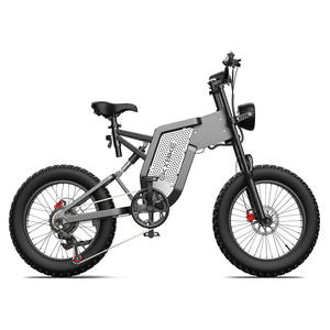Bicicleta Eléctrica de Montaña EKXBIKE 48V 750W, Llanta Gruesa de 20 Pulgadas, Suspensión Completa, Motor en el Buje Trasero, 7 Velocidades, Frenos de Disco Hidráulicos, Aleación de Aluminio - Product Image 2