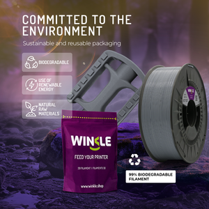 Filament ASA WINKLE 1,75 mm 1 kg pour imprimante 3D FDM, pièces fonctionnelles extérieures, résistant aux UV, à la chaleur et aux intempéries, 3 couleurs, buse 240-260 - Product Image 4