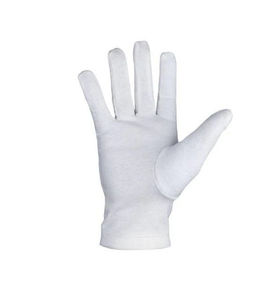 Vente en gros de gants de maître maçon bleu Lodge Gants de maçonnerie en coton blanc respirant - Product Image 4