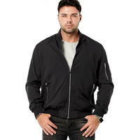 Jaket Bomber Soft Shell Ringan Musim Gugur Kasual terlaris dengan ritsleting