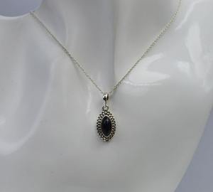 Noir Onyx Gemstone Pendentif Bijoux Pour Femmes Argent Boho Style Bijoux 925 En Argent Sterling Tendance À La Main Pendentif Cadeau - Product Image 3