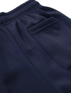Short en molleton personnalisé de grande taille pour hommes, motif solide, séchage rapide et respirant, taille moyenne, fermeture à cordon, coton épais - Product Image 3
