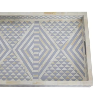 Vajilla Portátil Multifuncional con Incrustaciones de Hueso, Diseño de Patrones Árabes para Ambientes Elegantes, Opciones de Color y Tamaño Personalizadas, Oasis Dorado - Product Image 1