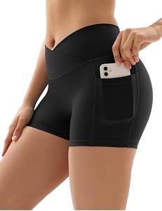 Shorts de sport pour femmes avec poches, séchage rapide, shorts de course à pied, shorts de yoga, shorts de sport - Product Image 3