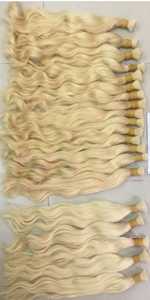 Extensiones y pelucas de cabello humano Rubio Onda India suave y estilos rectos 30 pulgadas de longitud Textura recta natural - Product Image 3