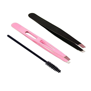 Juego de Pinzas para Cejas de Acero Inoxidable de Primera Calidad, Marca Privada, Puntiagudas, Precisas, Ecológicas, Ligeras, Reutilizables - Product Image 1