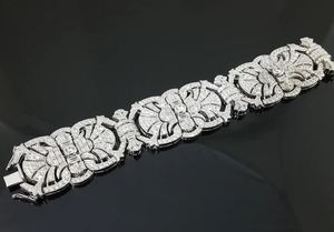 Pendentifs et breloques vintage en argent sterling 925 avec moissanite taille princesse, design filigrane, unisexe, de Adastra Jewelry - Product Image 2