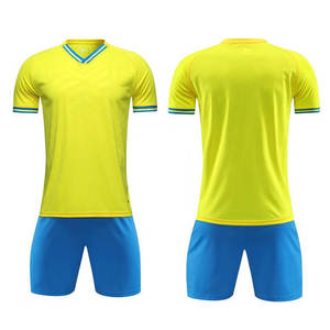 Uniforme de Fútbol Juvenil, Camiseta de Fútbol, Tejido de Malla Transpirable, Secado Rápido, Ajuste Delgado, Impresión de Nombre Personalizada, Suministro al por Mayor para Equipos OEM - Product Image 1