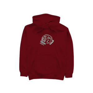 เสื้อฮู้ดสไตล์สตรีทไซส์ใหญ่สุดหรูสำหรับผู้ชายเสื้อมีฮู้ดสไตล์เรียบง่ายเปิดไหล่แบบเฟรนช์เทอร์รี่ - Product Image 1