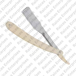 Men's Classic Finish Professional Barber Razor Stainless Steel Plastic Handle Foldable Multi-Purpose Shaving Hair Styling <b>Tool</b> 5 - Product Image 5