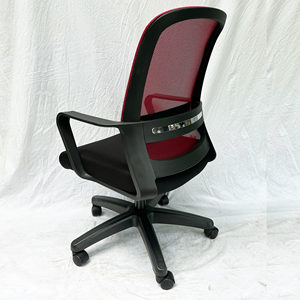 HOM1089-01 Ergonomic Office Chair Minimalist Swivel Base Adjustable Headrest Foldable Anti-Fatigue Backrest Foam Fabric PP <b>Stand</b> - Product Image 3
