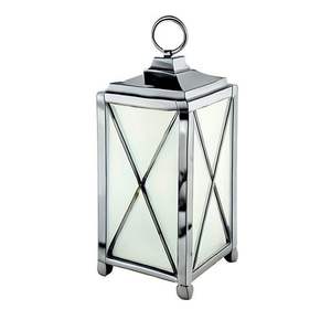 Lanterne à bougie en métal fabriquée à la main Lanterne de décoration intérieure de qualité supérieure pot à bougie unique en acier inoxydable - Product Image 2