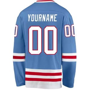 Conception à la mode votre propre Logo Hockey Sweatshirt Plain College Maillots de hockey sur glace personnalisés - Product Image 2