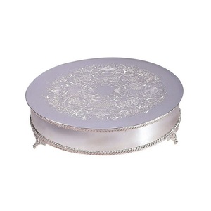 Support à gâteau en métal doré pour la maison et les fêtes de mariage, plateau de service pour le thé - Product Image 3