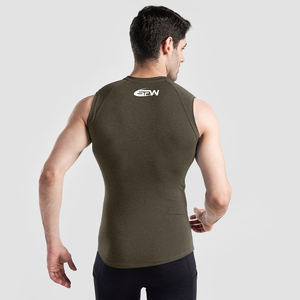 Camiseta sin mangas deportiva para hombre, chaleco para correr sin mangas de tela ligera de secado rápido que absorbe la humedad, adecuado para entrenamiento, baloncesto, gimnasio - Product Image 2