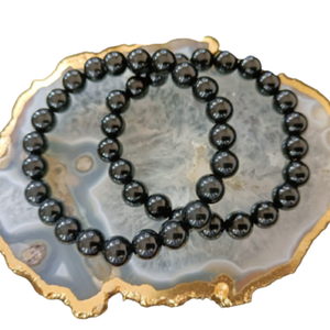 Natural Black Obsidian <b>Bracelet</b> Crystal 8mm Beaded <b>Bracelet</b> <b>Healing</b> Gemstone Jewelry Protection Reiki Chakra Gift - Product Image 3