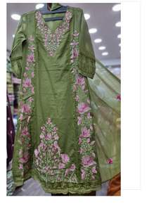 Salwar kameez dupatta vêtements ethniques indien pakistanais costume pour femmes en gros ethnique premium kameezsalwar broderie - Product Image 2