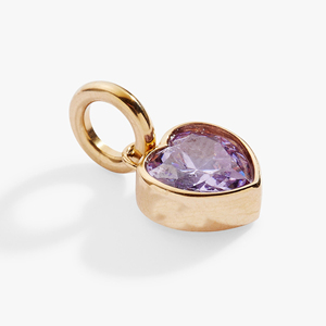 Pendentif en alexandrite, pierre de naissance de juin, pierre précieuse à changement de couleur, plaqué or, charme délicat fait à la main, bijoux pour femmes - Product Image 5