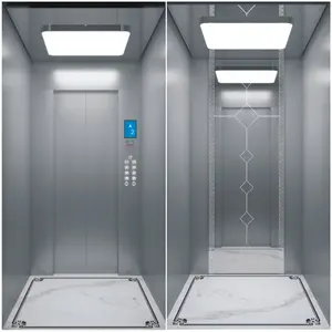 630kg /800kg /1000kg Vvvf Gearless Moter Elevator Machine Home Passenger Lifts Elevator For Sale With Affordable Price