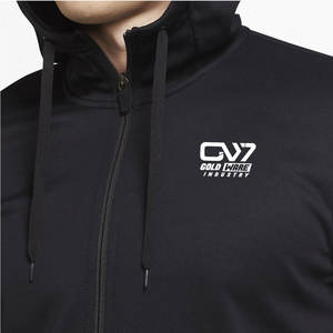 Sudaderas con cremallera completa de alta calidad para hombres con capucha de manga larga de lana suave estilo clásico con cremallera sudaderas con capucha para hombres - Product Image 3