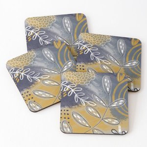 Luxury Tableware <b>Wood</b> Over Printed Tea Serving Coasters Hand Crafted Product From India Hot Drinks Tabletop Protection Coasters - Product Image 4