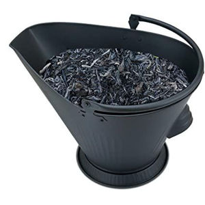 Manufacturer Black Galvanized Iron Fireplace Storage Bucket Ancient <b>Coal</b> Hod Hot Selling <b>Scuttle</b> for Fireplace Garden - Product Image 4