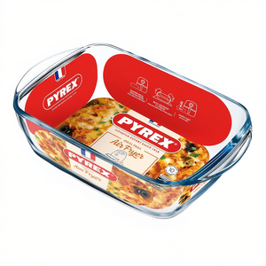 <span class=keywords><strong>Plat</strong></span> à <span class=keywords><strong>four</strong></span> en verre borosilicate transparent (23x15x7cm) pour friteuse à air 215B100 7648 pour modèle <span class=keywords><strong>Pyrex</strong></span> - Product Image 3