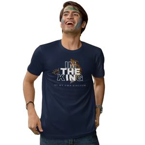 Elegante camiseta para hombre verano algodón Casual manga corta impresa cuello redondo moda camiseta deportes gimnasio uso diario traje cómodo - Product Image 1