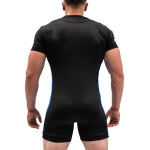 Combinaisons de lutte extensibles sur mesure 2025 pour hommes, pour la musculation et l'haltérophilie, avec logo personnalisé, durables et à séchage rapide - Product Image 2