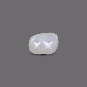 Perle de Basra 6,59 carats, perle d'eau douce blanche naturelle, perle en vrac pour la fabrication de bijoux et la création de bijoux - Product Image 1