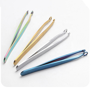 Pince à épiler en acier de haute qualité pour la coupe des poils du nez à pointe ronde - Product Image 2