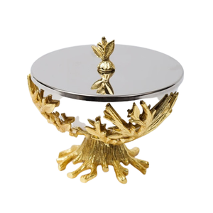 Tazón de diseño de lujo hecho a mano, tazón de metal dorado para boda y uso doméstico, tazón esencial para precios al por mayor - Product Image 6