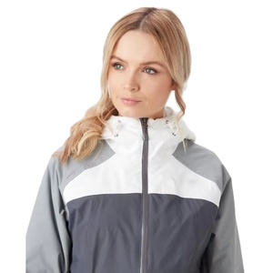 Chaqueta Softshell deportiva personalizada Unisex para hombre y mujer, de talla grande, elegante diseño liso, resistente al viento, impermeable, transpirable, de punto - Product Image 3