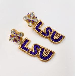 2025 Venta caliente indio bordado a mano pendientes de cuentas patas semilla cuentas gota pendientes llamativos - Product Image 3