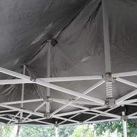 Gazebo de haute résistance et durable, cadre hexagonal en aluminium de 50 mm, foires locales, gazebo robuste, auvent publicitaire de 10 x 20 pieds pour la promotion