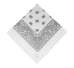 Wholesale 100% Cotton Paisley Bandana Custom Design Dot Letter Patterns Digital Hand Drawn Printing Multifunctional Bandana - Product Image 2