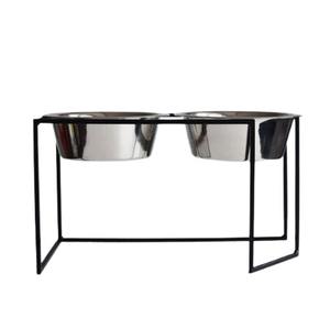 Comedero Rectangular de Hierro Resistente con Acabado Antiguo para Perros y Gatos, con Grabado en Relieve y Logotipo Personalizado, Precio de Fábrica - Product Image 2