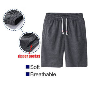 Pantalones cortos informales transpirables cómodos para hombre último diseño bordado patrón sólido Hip Hop para Fitness deportes de playa servicio OEM - Product Image 5