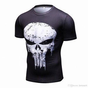 Camiseta 3D con estampado completo de diseño personalizado para hombre, talla grande, 100% algodón, 220 gramos, impresión por sublimación completa, secado rápido sólido - Product Image 3