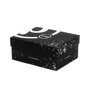 Personalized White <b>Square</b> <b>Gift</b> <b>Box</b> with Lid 33x17x10 cm for Skin Care Serum Embossing - Product Image 3