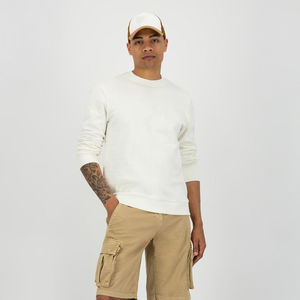 Chemise à col rond imprimée personnalisée vierge sweat à capuche pull taille lourde hommes et femmes sweat à col rond vierge - Product Image 3