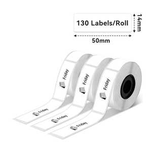 For 14x50mm D30/D35/Q30 Thermal <b>Labels</b> White <b>Printer</b> Supplies - Product Image 3