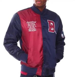 Custom Design Baseball Bomber Jacket <b>Patch</b> High Quality Embroidery Logo Men Baseball Jacket - Product Image 1