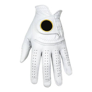Guantes de golf de cuero a precio de fábrica Cabretta Gran calidad Logotipo personalizado Adecuado Cabretta Guantes de golf de cuero - Product Image 3