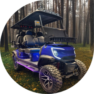 รถเข็นกอล์ฟไฟฟ้าแบบยกแบตเตอรี่ลิเธียมอัจฉริยะ6ที่นั่ง - Product Image 3